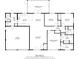 Detailed floor plan showcasing the layout of the house, including room dimensions, for easy visualization at 9780 Allen Rd, Lithia, FL 33547