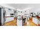 Modern kitchen with sleek appliances, an island cooktop, and ample cabinet space at 1141 Myrtle Rd, Valrico, FL 33596