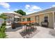 A perfect patio with dining and sitting areas ideal for socializing and enjoying the outdoor air at 12804 Bert Pl, Tampa, FL 33625