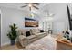 Cozy living room with comfortable seating, contemporary decor, and natural light at 12804 Bert Pl, Tampa, FL 33625