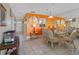 Dining room with seating for six and lots of natural light at 13500 Gulf Blvd # 706, Madeira Beach, FL 33708
