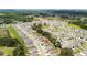 Aerial community view highlighting the home's convenient neighborhood location at 13727 Whiskey Daisy Dr, Dade City, FL 33525