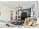 Comfortable living room with stylish decor, ample seating, and a bright, welcoming atmosphere at 13920 Berkowitz Ave, Hudson, FL 34667