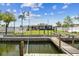 Charming waterfront property featuring a dock and boat lift for easy canal access and enjoyable water activities at 13920 Berkowitz Ave, Hudson, FL 34667