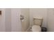 Small bathroom with a toilet and toilet paper holder at 16170 Colchester Palms Dr, Tampa, FL 33647
