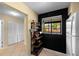 Small area off kitchen showcasing storage and window at 1905 Oyster Catcher Ln # 924, Clearwater, FL 33762