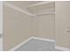 Neutral-toned walk-in closet featuring a wire shelving system and clean gray carpet at 215 S Westland Ave # 3, Tampa, FL 33606