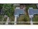 A top-down aerial view of a cute single-Gathering home in a quiet neighborhood at 2415 Devonwoode Pl, Seffner, FL 33584