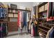 Walk-in closet with custom shelving and ample storage space at 3161 Satilla Loop, Odessa, FL 33556