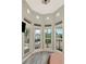 Bedroom with bay windows that overlook the neighborhood at 3412 W San Juan St # B, Tampa, FL 33629