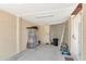 Spacious garage featuring a rounded glass block wall at 3412 W San Juan St # B, Tampa, FL 33629