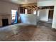 Renovation-ready living room featuring a fireplace, offering customization opportunities at 3706 N 36Th St, Tampa, FL 33610