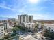 An aerial view of condo buildings with street views, trees, and other city buildings at 400 4Th S Ave # 508, St Petersburg, FL 33701