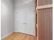Bedroom showcasing double closets, hardwood floors at 400 4Th S Ave # 508, St Petersburg, FL 33701