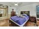 Bedroom with hardwood flooring, natural light and room to relax at 4388 Tiffin Ave, Spring Hill, FL 34609