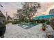 The pool and lounge area is complemented by patio and manicured backyard offering a peaceful outdoor retreat at 6251 4Th S Ave, St Petersburg, FL 33707