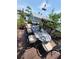 Outdoor deck with decorative table and chair set at 6318 Ridge Crest Dr, Port Richey, FL 34668