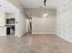 Dining room featuring a decorative wall and modern light fixtures at 6670 Paden Wheel St, Zephyrhills, FL 33541