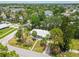 Well-maintained home surrounded by lush greenery, offering a serene and private setting in a quiet neighborhood at 695 Sunset Dr, Tarpon Springs, FL 34689