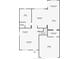 Layout of the first floor featuring a living room, kitchen, Gathering room, and garage at 7013 Early Gold Ln, Riverview, FL 33578