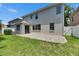 Spacious backyard with a paver patio perfect for outdoor entertaining at 7013 Early Gold Ln, Riverview, FL 33578