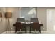 Home office with matching desks, comfortable chairs and a minimalist design at 11737 Brae Way, Dade City, FL 33525