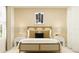 Bright bedroom features stylish decor, natural light, and a comfortable bed, creating a cozy and inviting space at 11909 Brae Way, Dade City, FL 33525