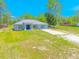 Picturesque home featuring a well-maintained lawn and modern design elements at 15207 Taralane Ave, Brooksville, FL 34604