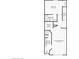 Detailed floorplan of the upper level of the house at 2914 W Gandy Blvd # C, Tampa, FL 33611