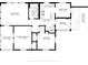 Floor plan showing the layout of the home, including kitchen, bedrooms, living room and sunroom at 2921 3Rd S Ave, St Petersburg, FL 33712