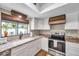Bright kitchen featuring white cabinetry, modern appliances, and stylish countertops at 316 Jenkins Ave, Brooksville, FL 34604