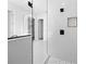 Luxurious bathroom with walk-in glass shower, tile accents, and modern black hardware at 3344 Lagoy St, North Port, FL 34291