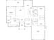 Detailed floor plan showcasing the layout of the home with dimensions and room labels at 3344 Lagoy St, North Port, FL 34291