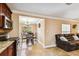 This cozy dining area is adjacent to the kitchen and living room, and offers a comfortable space for meals at 3414 Whittier St, Tampa, FL 33619