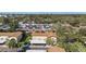Aerial view showcasing the condos, parking areas, and neighborhood at 501 E Bay Dr # 102, Largo, FL 33770