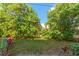 View of backyard featuring some plants and a partial view of fence at 501 E Bay Dr # 102, Largo, FL 33770