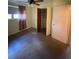 Cozy bedroom featuring a ceiling fan and built-in closet at 5279 Eureka Springs Rd, Tampa, FL 33610