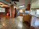 Shows a modern, open kitchen with stainless steel appliances at 5279 Eureka Springs Rd, Tampa, FL 33610