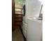 Laundry area features modern washer and dryer, enhancing convenience and efficiency at 5279 Eureka Springs Rd, Tampa, FL 33610