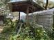Exterior of a shed covered in plants at 5279 Eureka Springs Rd, Tampa, FL 33610