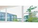 Window view overlooking the backyard, lake, and screened in pool at 8834 Sanders Tree Loop, Wesley Chapel, FL 33545