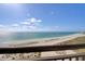 Stunning ocean view from the balcony showcasing the beautiful beachfront and horizon at 1270 Gulf Blvd # 1901, Clearwater Beach, FL 33767