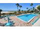 Enjoy the community's beautiful outdoor pool, surrounded by lush landscaping near the beach at 1270 Gulf Blvd # 1901, Clearwater Beach, FL 33767