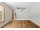 View of open living space with staircase and front entrance at 1562 Oakhurst Dr, Brooksville, FL 34601