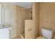 Bathroom featuring tiled walk-in shower and modern fixtures at 3559 Rock Royal Dr, Holiday, FL 34691