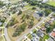 Overhead view of community amenities including pool, tennis, basketball, and shuffleboard courts surrounded by beautiful single-Gathering homes at 3642 Fantasy Way, Brooksville, FL 34604