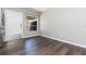 Dining area with hard surface flooring and door at 4517 La Capri Ct, Tampa, FL 33611