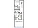 Second floor floorplan features main bedroom, bath, and two walk in closets at 503 W Warren Ave # 1, Tampa, FL 33624
