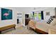 Serene main bedroom features a king bed, dresser, balcony access and an ensuite bath at 540 Gulf Bay Rd, Longboat Key, FL 34228