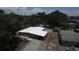 Aerial view of a one story home and a fenced in yard at 5417 Golden Dr, Tampa, FL 33634